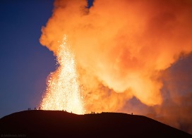 Volcanic eruption at Fagradalsfjall (Iceland)